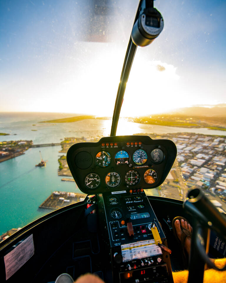 18 min route Helicopter Tour ( Honolulu )
